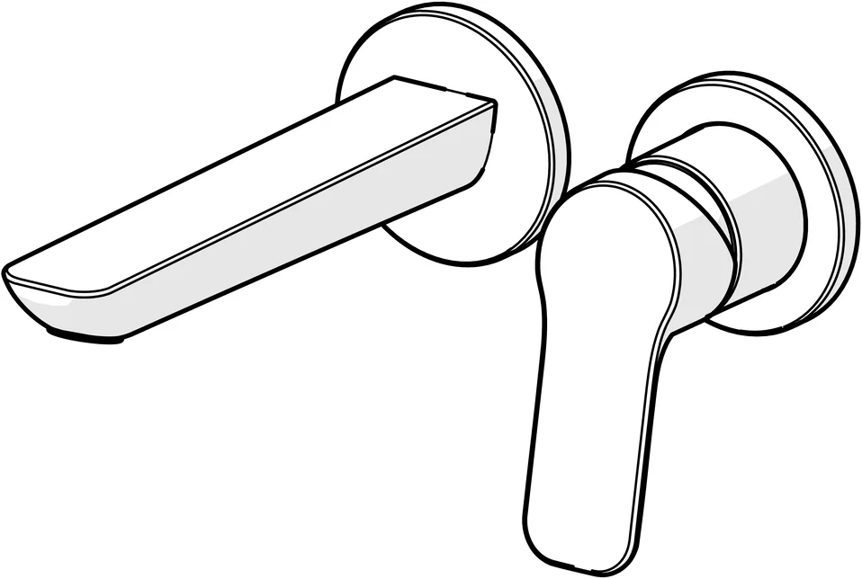 HansaBASIC Waschtischarmatur EHM FM-Set f. WT-Batt. HansaBASIC 5560 Ausladung 185 mm Chrom HansaBASIC Waschtischarmatur EHM FM-Set f. WT-Batt. HansaBASIC 5560 Ausladung 185 mm Chrom