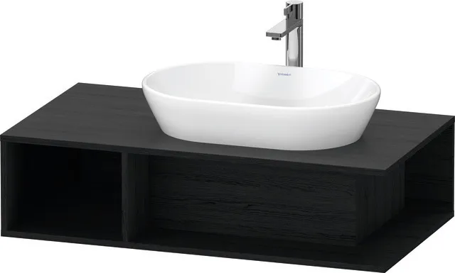 Duravit Waschtischunterschrank wandhängend „D-Neo“ 100 × 26 × 55 cm Eiche Schwarz