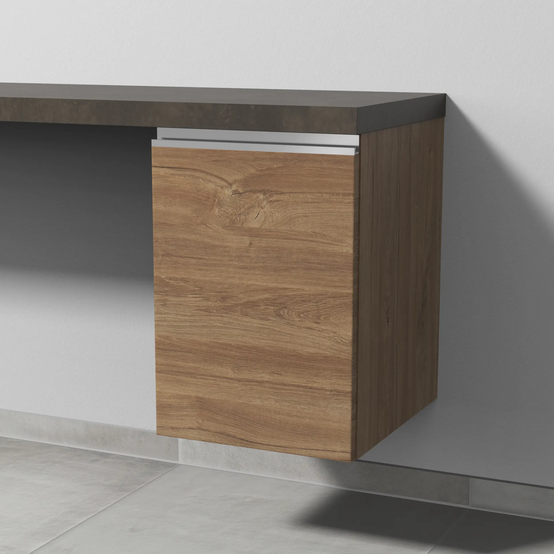 Sanipa Anbauschrank „2morrow“ 350 × 510 × 420 mm in Eiche Kansas