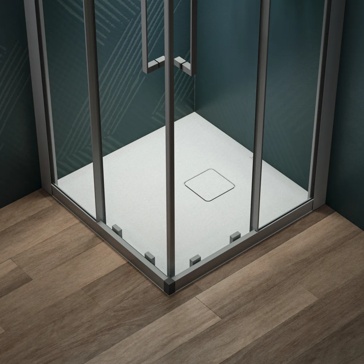 Ideal Standard Duschwanne „UltraFlatEvo“ 70 × 70 cm in Seidenweiß