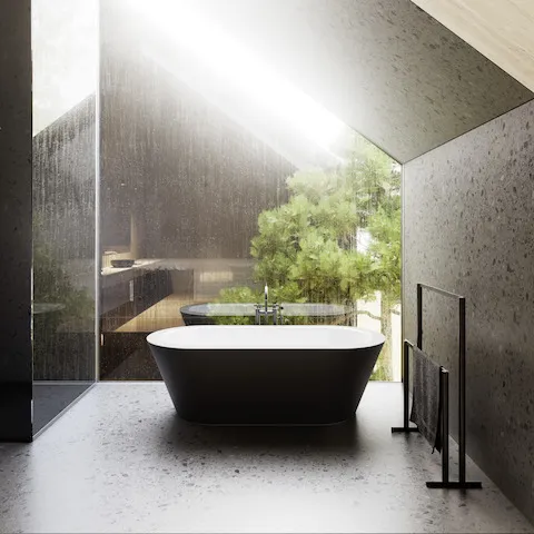 Bette BetteSilhouette Badewanne Oval Starlet Beige 1750x800x575 mm freistehend 2-Sitzer glasierter Titan-Stahl