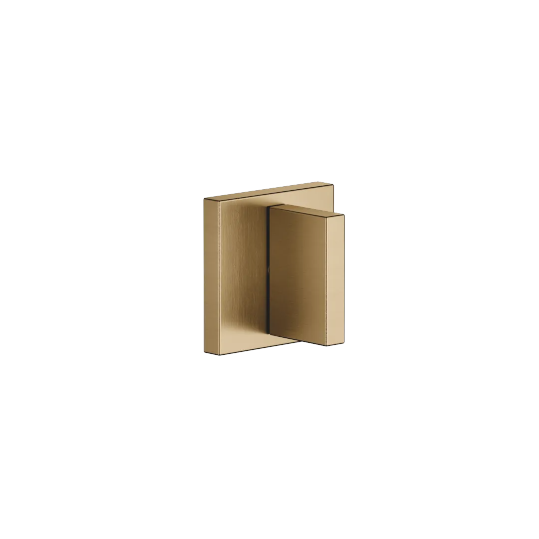 Dornbracht MEM Unterputzventil rechtsschließend, 1/2" - Rosette 60 x 60 mm, Dark Brass gebürstet