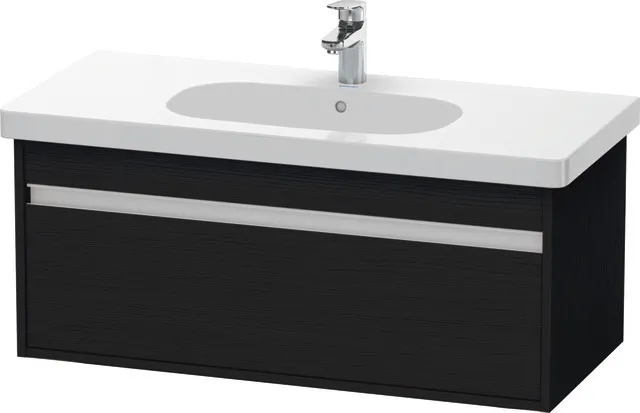 Duravit Waschtischunterschrank wandhängend „Ketho“ 100 × 41 × 45,5 cm Eiche Schwarz