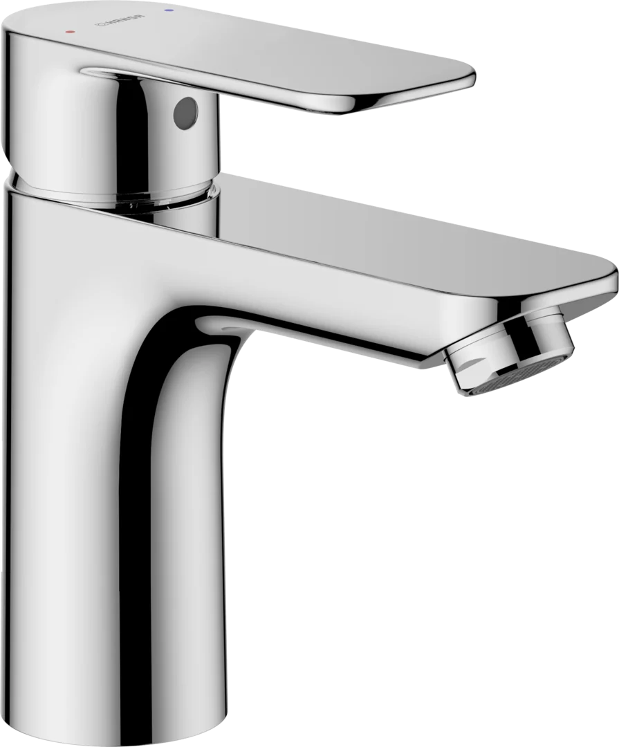 HansaBASIC EHM Waschtischbatterie HansaBASIC XL 5552, Ausladung 112 mm DN15 Chrom