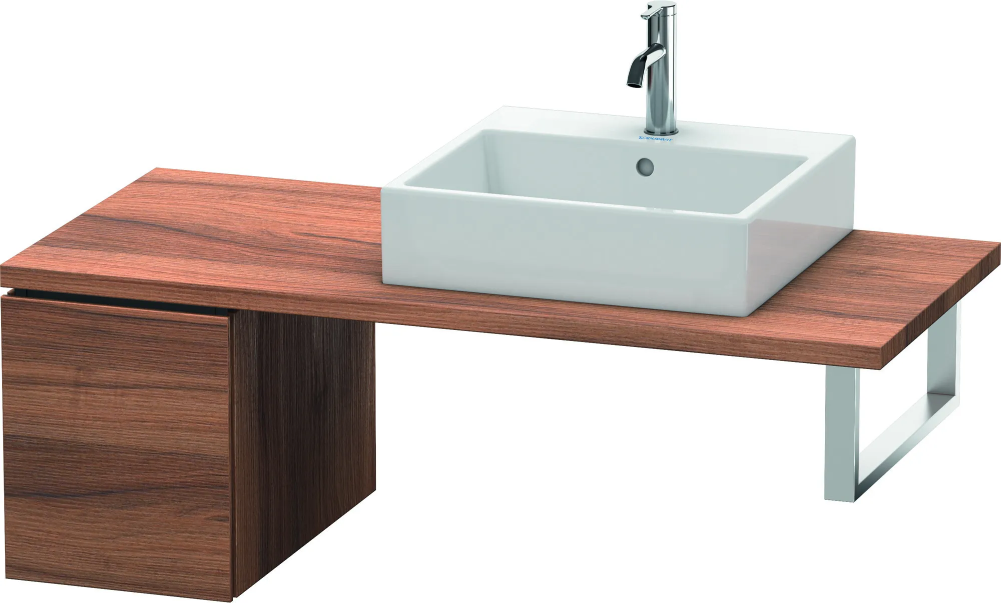 Duravit Unterschrank für Konsole „L-Cube“ 32 × 40 × 54,7 cm Nussbaum Natur Duravit Unterschrank für Konsole „L-Cube“ 32 × 40 × 54,7 cm Nussbaum Natur