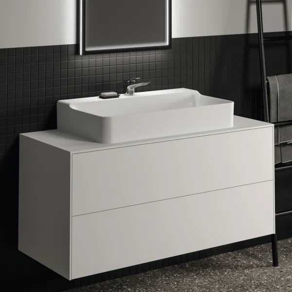 Ideal Standard Waschtischunterschrank Conca, 2 Auszüge, Weiß