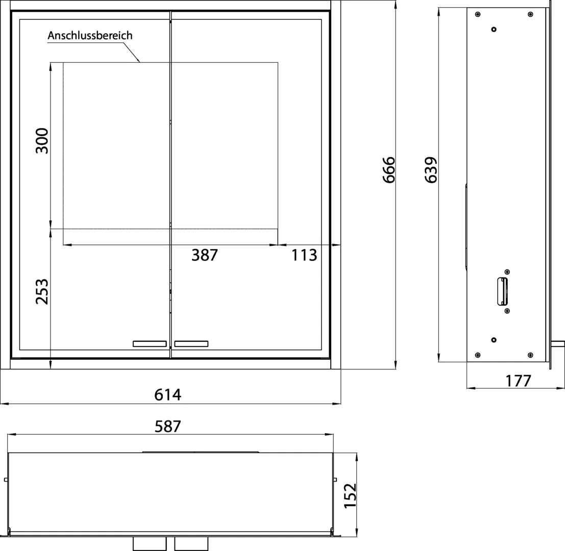 emco Spiegelschrank „prestige 2“ 58,7 × 63,9 × 17,7 cm emco Spiegelschrank „prestige 2“ 58,7 × 63,9 × 17,7 cm