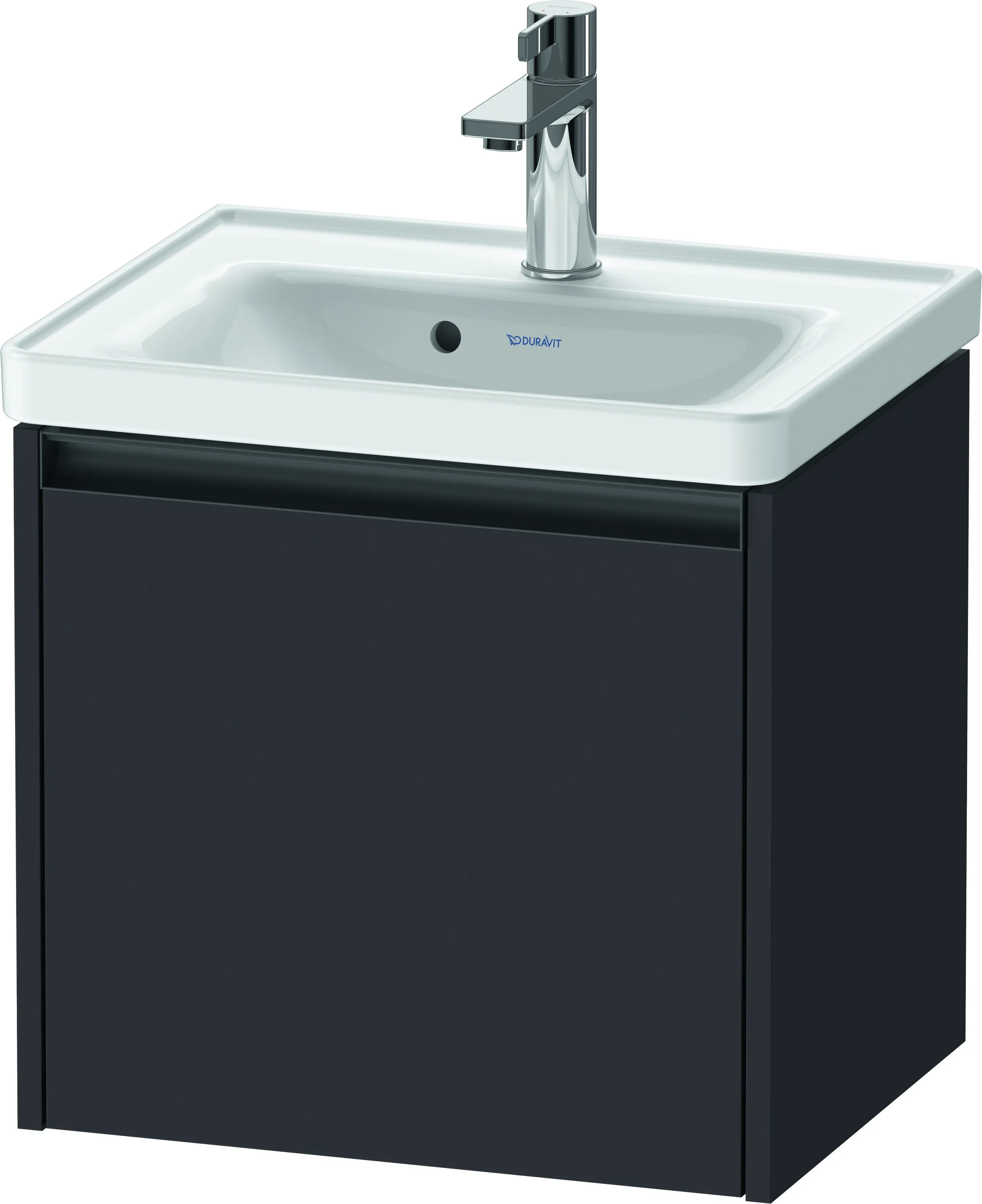 Duravit Waschtischunterschrank wandhängend „Ketho.2“ 48,4 × 44 × 37,5 cm Graphit Supermatt