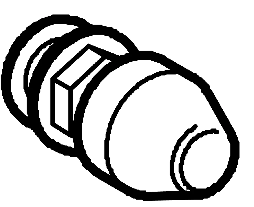 Blindstopfen und Rosettenkappe 37125, für Keramik-Spülkästen, chrom