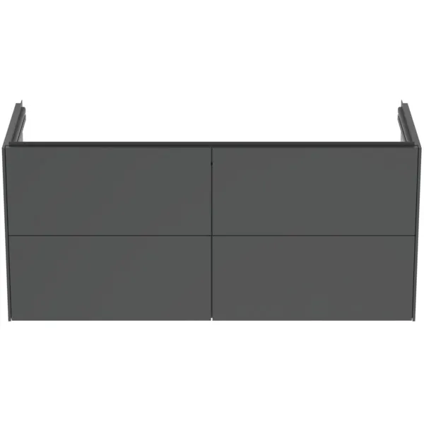 Ideal Standard Möbelwaschtischunterschrank Conca 1200 mm 4 Auszüge Anthrazit matt