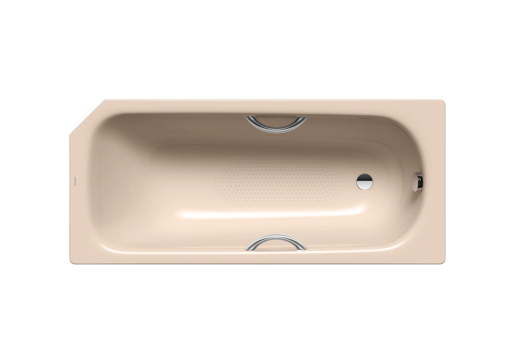 Kaldewei Badewanne „Saniform V2“ Star fünfeck rechteck 160 × 70 cm, mit Grifflochbohrungen in bahamabeige