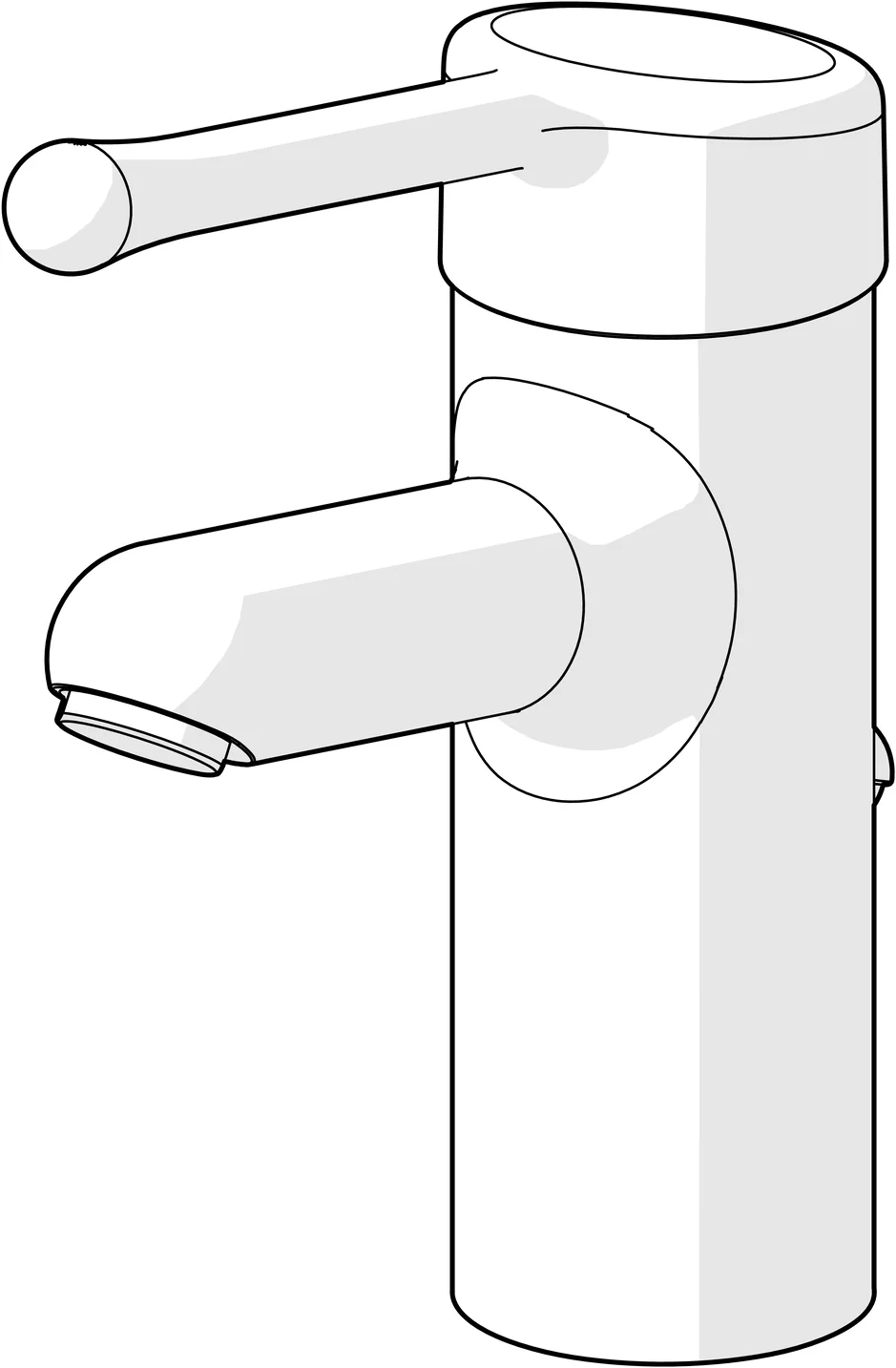 HansaMEDIPRO Waschtischarmatur Hansamedipro EHM WT-Batt. 0161 CU-Rohr Zugst.Ablgarn. Bed.he. lang HansaMEDIPRO Waschtischarmatur Hansamedipro EHM WT-Batt. 0161 CU-Rohr Zugst.Ablgarn. Bed.he. lang