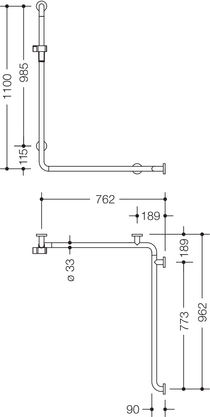 HEWI Haltegriff „Serie 805 Classic“