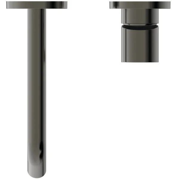 Ideal Standard Joy Armaturen Wand-Waschtischarmatur JOY, BS2, runde Rosette, Ausladung 180mm, Magnetic Grey