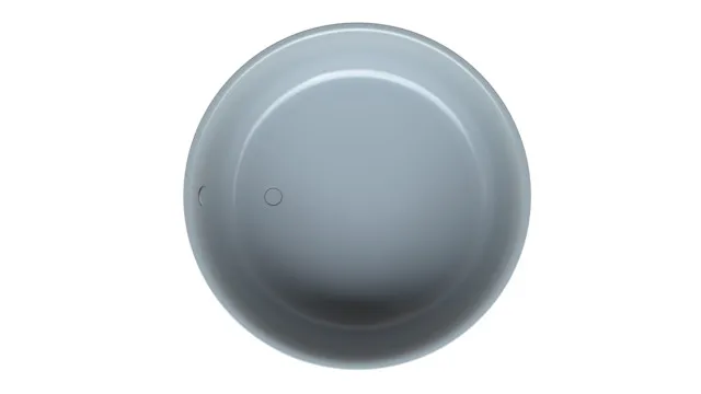 BettePond Badewanne Oval Blue Satin, 1500x1500x450 mm, glasierter Titan-Stahl, Einbau, 8 mm Randhöhe