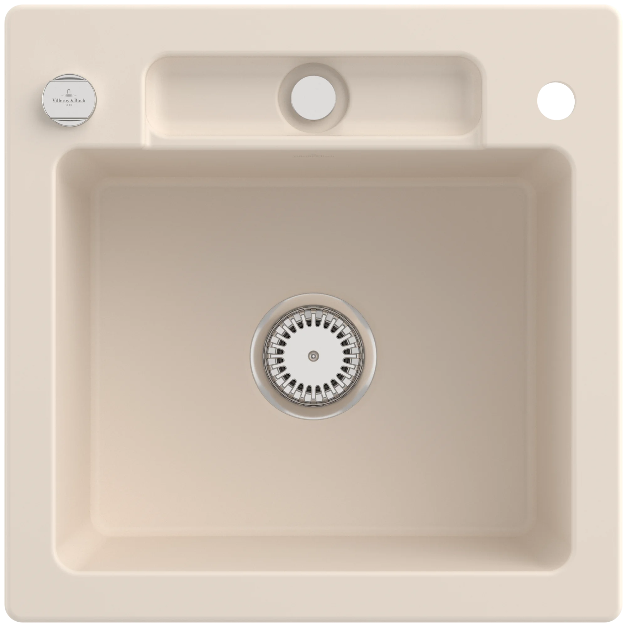 Villeroy & Boch Siluet 50 S 334502, Einbauspüle, 510x510 mm, TitanCeram