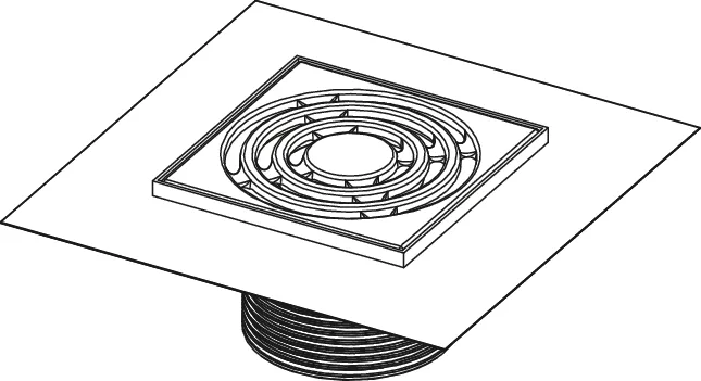 drainpoint S Rostrahmen Kunststoff, 150 mm, inkl. Designrost, mit werkseitig angebrachter Seal System Dichtmanschette drainpoint S Rostrahmen Kunststoff, 150 mm, inkl. Designrost, mit werkseitig angebrachter Seal System Dichtmanschette