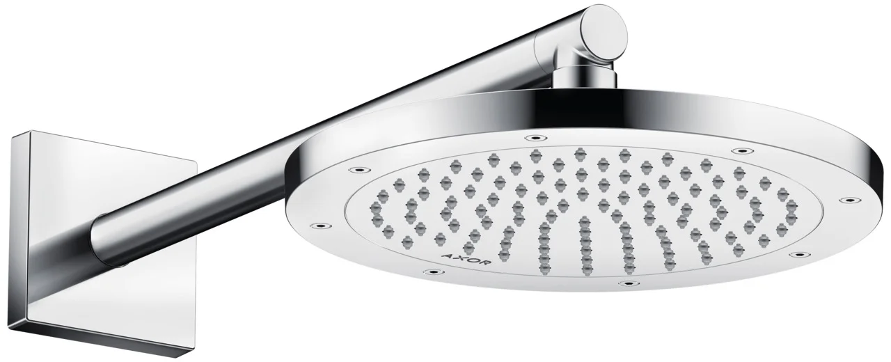 Hansgrohe AXOR ShowerSolutions Kopfbrause 245 1jet EcoSmart Chrom, 245 mm, verstellbarer Winkel, abnehmbar zur Reinigung, G 1/2 Anschluss Hansgrohe AXOR ShowerSolutions Kopfbrause 245 1jet EcoSmart Chrom, 245 mm, verstellbarer Winkel, abnehmbar zur Reinigung, G 1/2 Anschluss