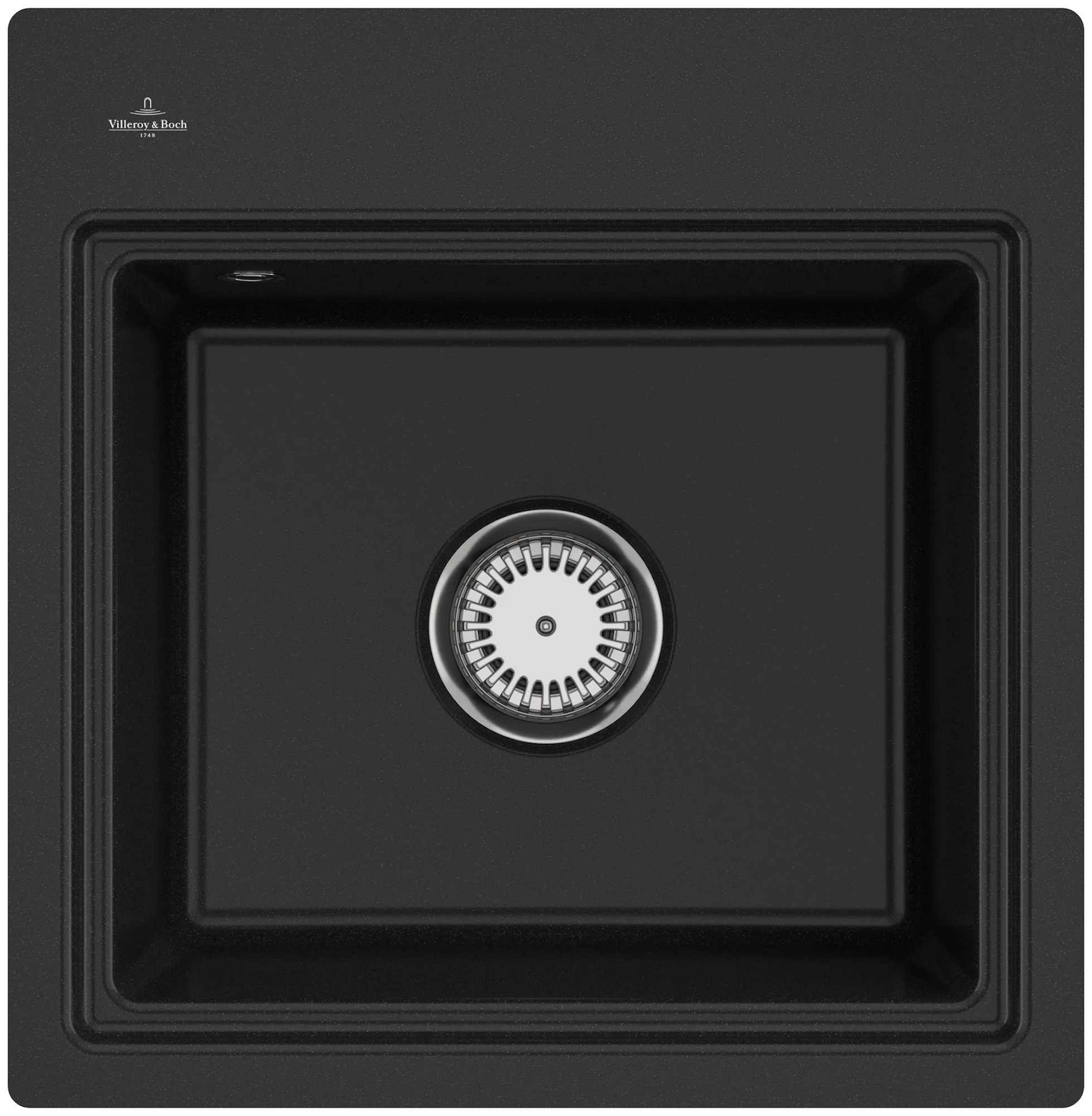 Villeroy & Boch flächenbündige Spüle Subway Style 50 S Flat Chromite CeramicPlus 500x510mm, Höhe 220mm, Einbaumaß 496x486mm Villeroy & Boch flächenbündige Spüle Subway Style 50 S Flat Chromite CeramicPlus 500x510mm, Höhe 220mm, Einbaumaß 496x486mm