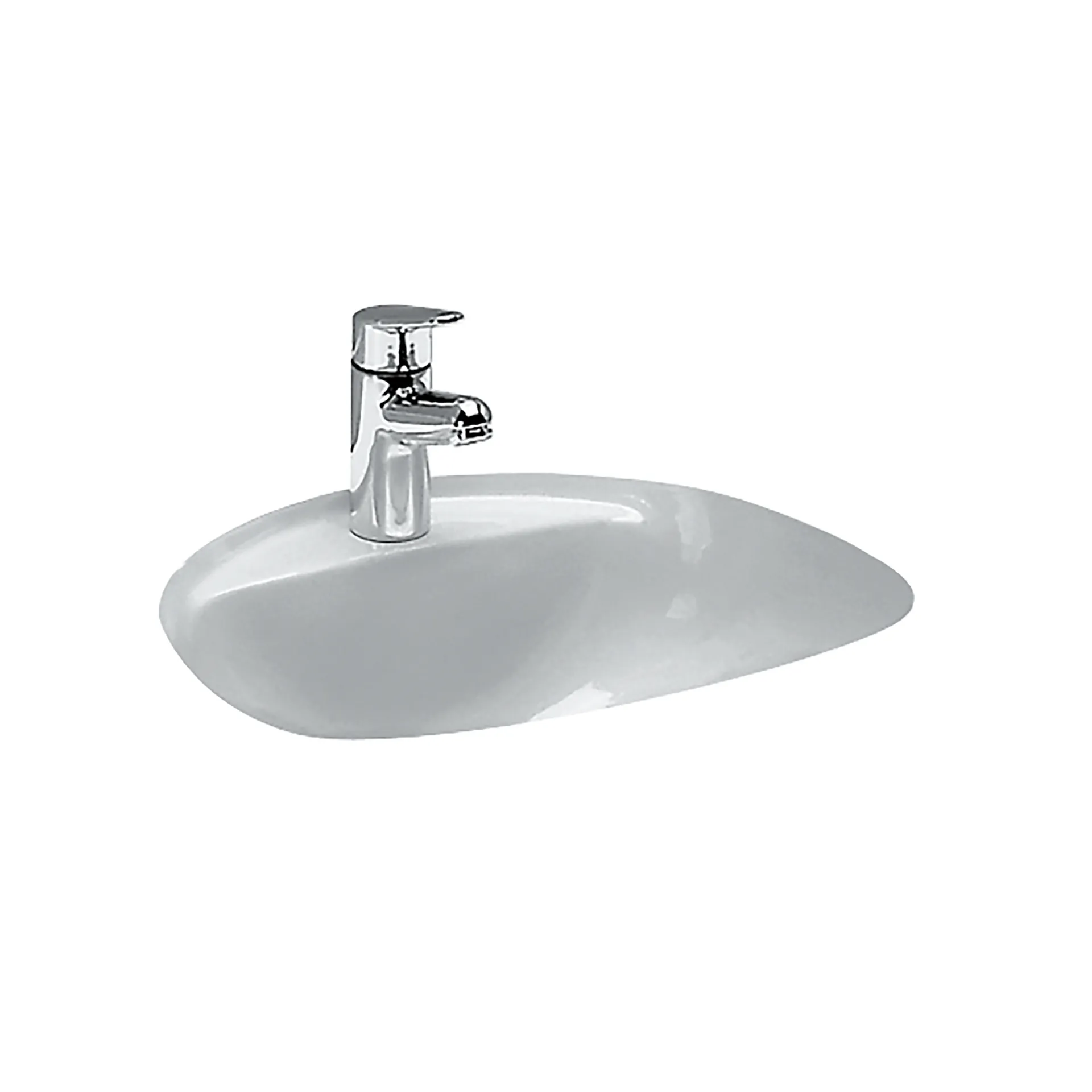 Laufen Unterbauwaschtisch „Bijou“ 450 × 405 × 205 mm, mit Hahnlochbohrung
