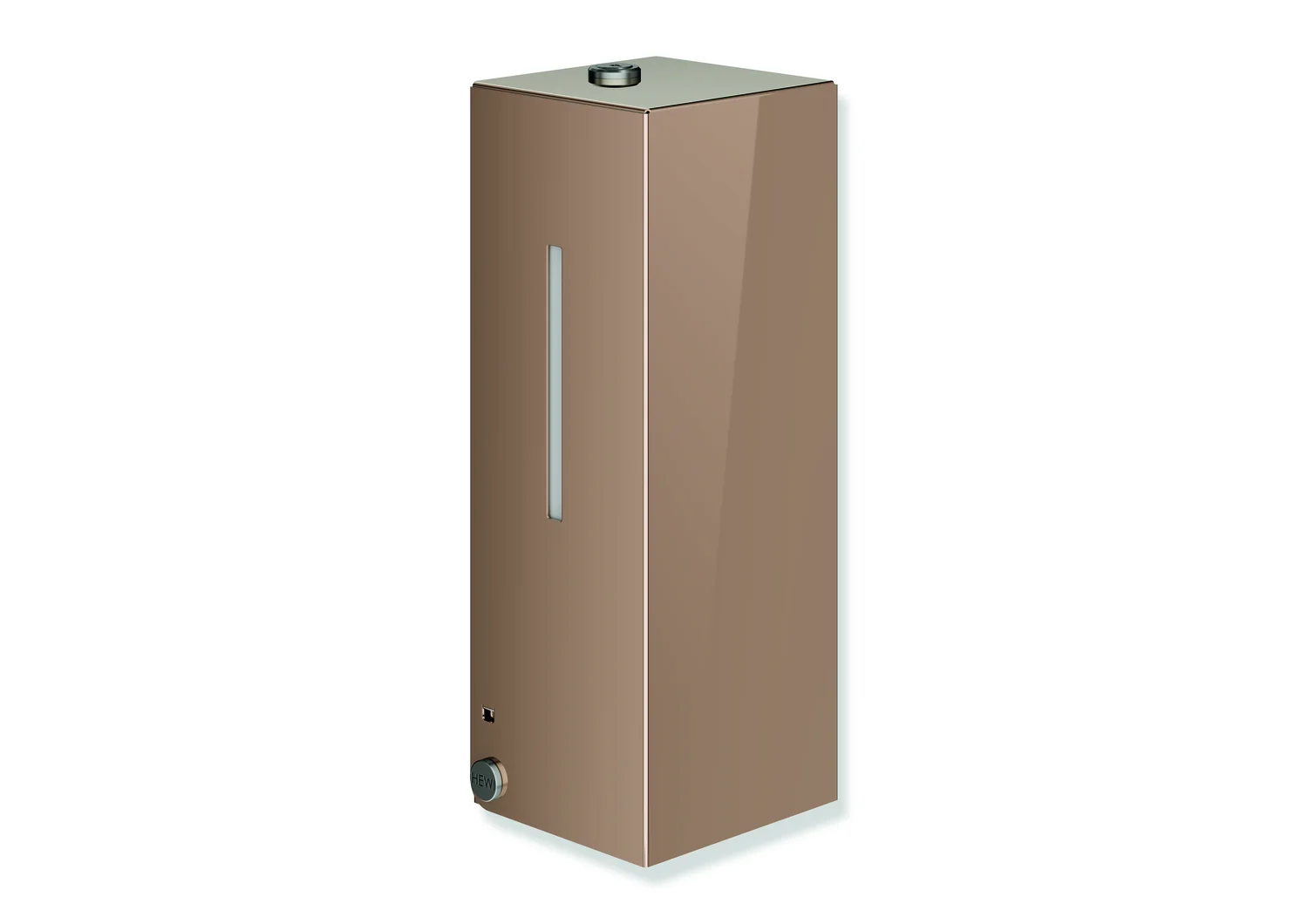 HEWI SENSORIC Elektronischer Seifenspender System 900, PVD Kupfer glänzend, 102 x 270 x 98 mm, 500 ml Füllmenge HEWI SENSORIC Elektronischer Seifenspender System 900, PVD Kupfer glänzend, 102 x 270 x 98 mm, 500 ml Füllmenge
