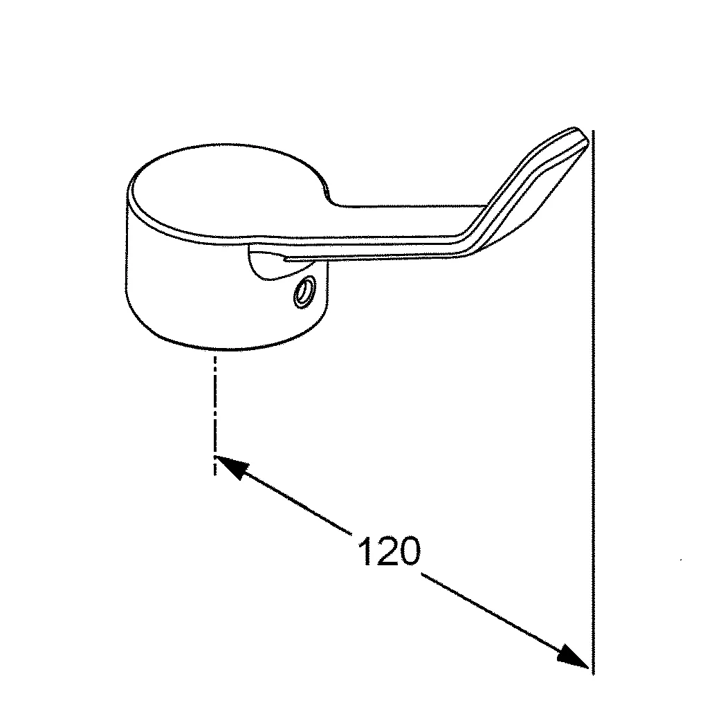 Kludi PROVITA Public-Armhebel 120 mm chrom