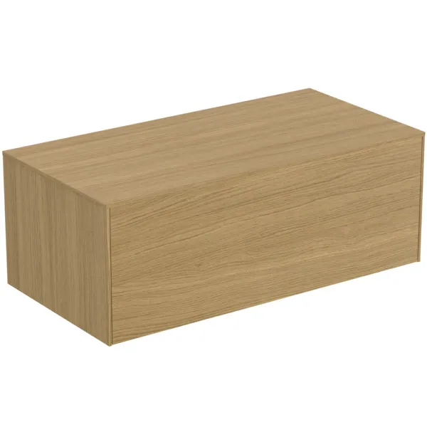 Ideal Standard Waschtischunterschrank „Conca“ 100,2 × 37 × 50,5 cm Eiche hell Furnier Ideal Standard Waschtischunterschrank „Conca“ 100,2 × 37 × 50,5 cm Eiche hell Furnier
