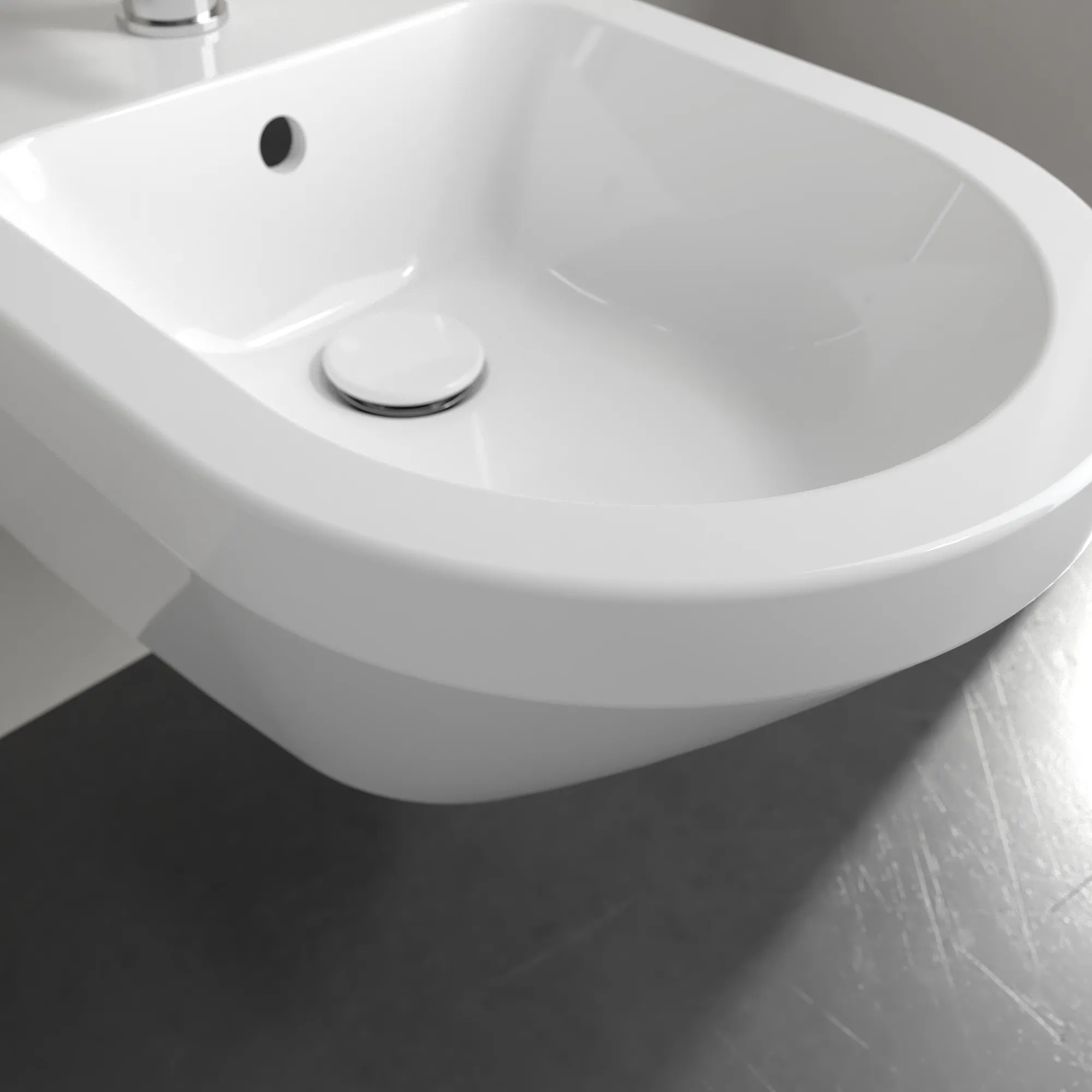 Villeroy & Boch Bidet „Architectura“, Befestigung verdeckt 37 × 53 × 27 cm