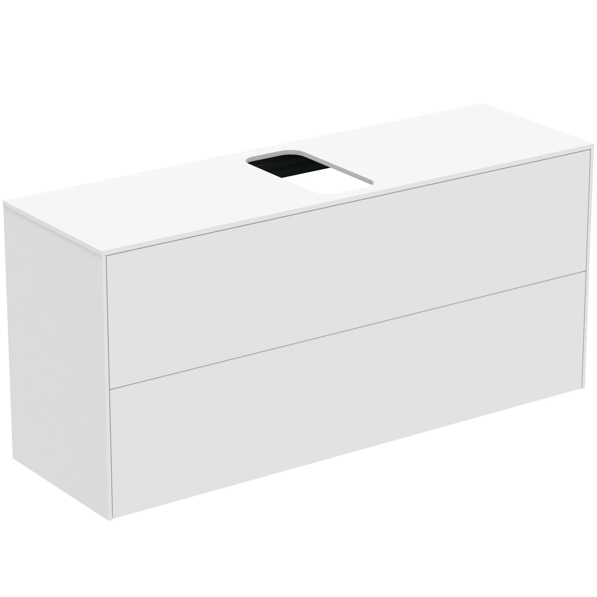Ideal Standard Waschtischunterschrank „Conca“ 120,2 × 55 × 37,3 cm Weiß matt lackiert