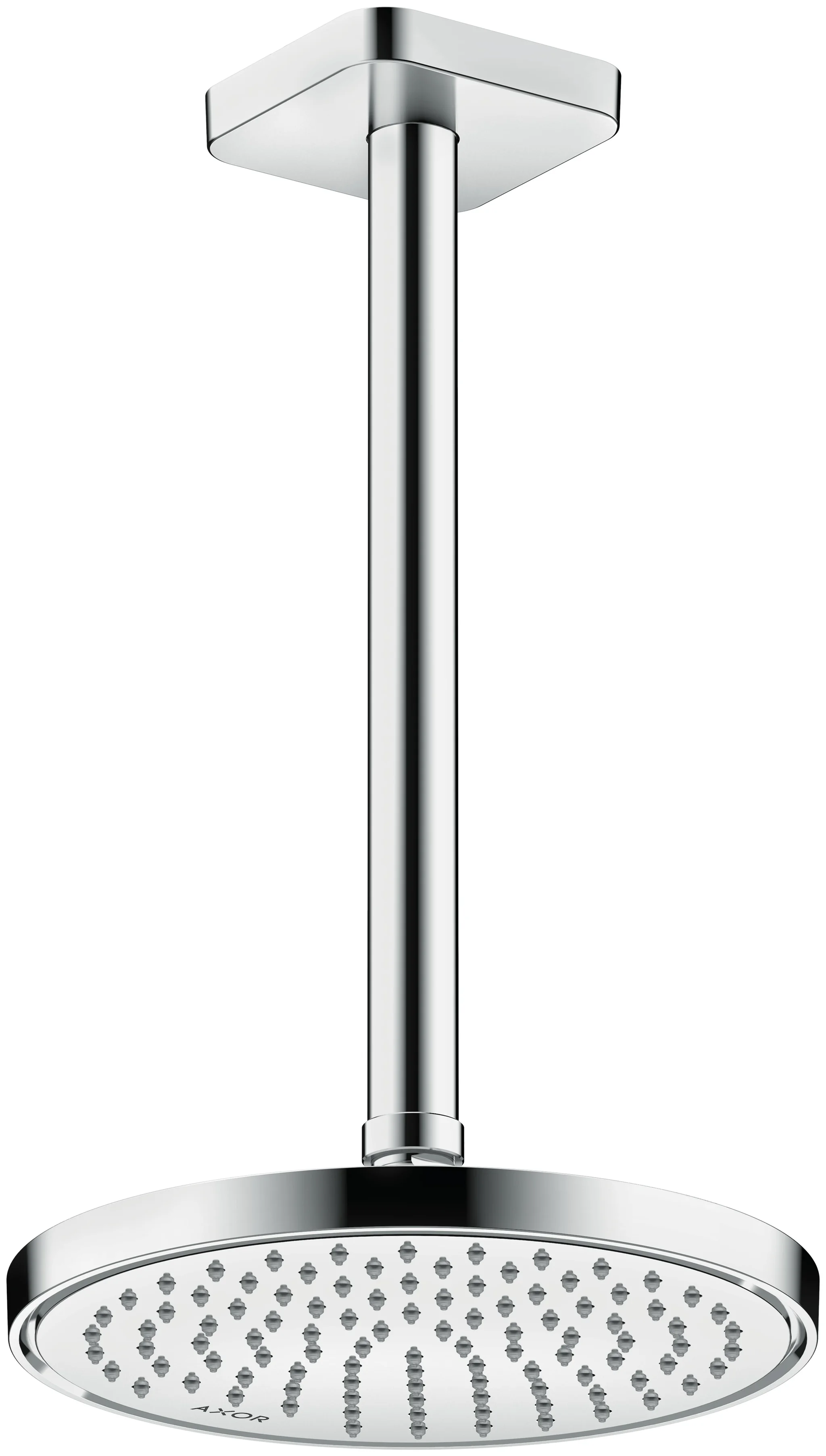 Hansgrohe AXOR ShowerSolutions Kopfbrause 220 1jet EcoSmart Chrom, 220 mm Brausekopfgröße, verstellbarer Winkel, abnehmbar zur Reinigung Hansgrohe AXOR ShowerSolutions Kopfbrause 220 1jet EcoSmart Chrom, 220 mm Brausekopfgröße, verstellbarer Winkel, abnehmbar zur Reinigung