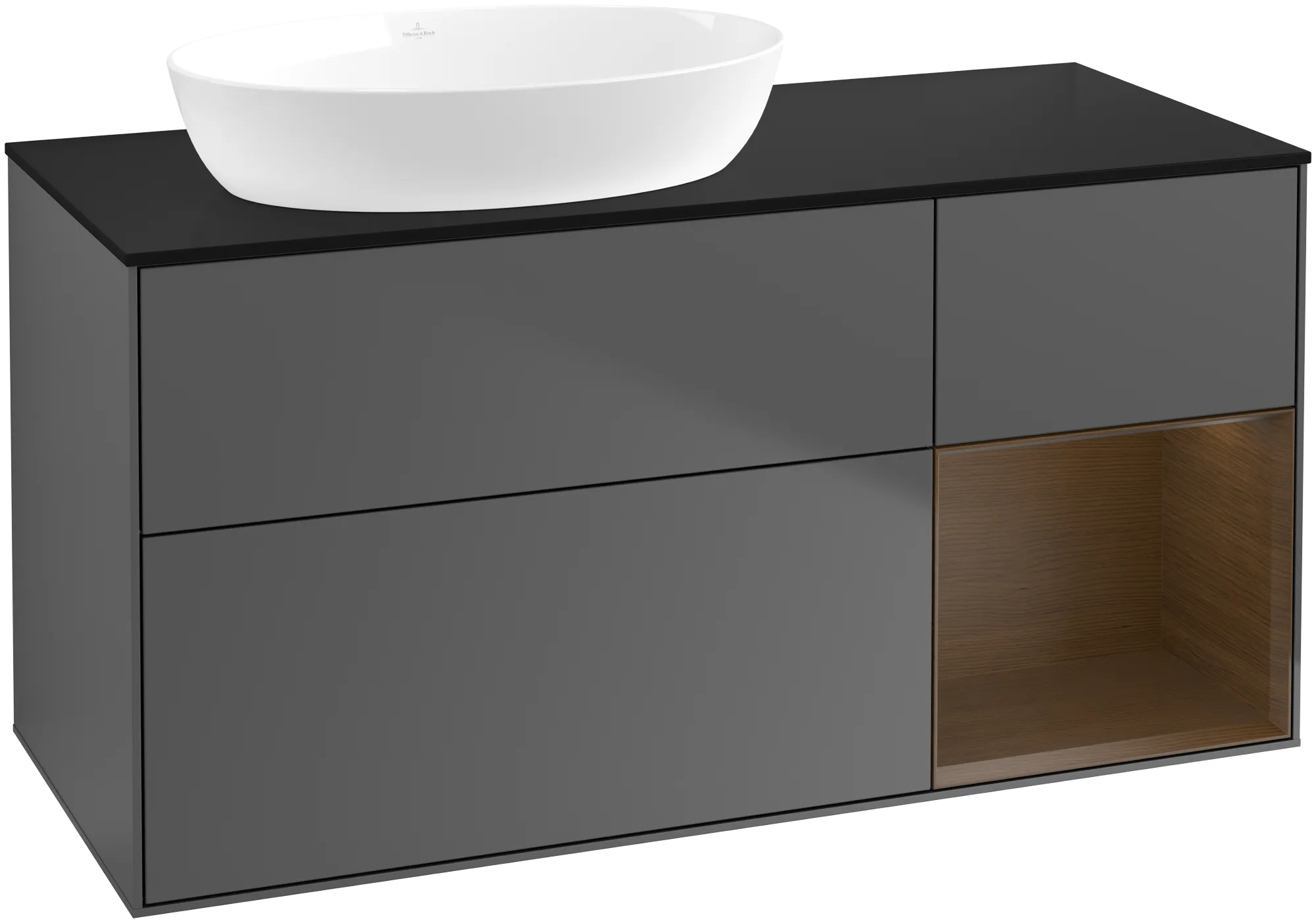 Villeroy & Boch Waschbeckenunterschrank Finion FA5, 1200x603x501mm, Anthrazit