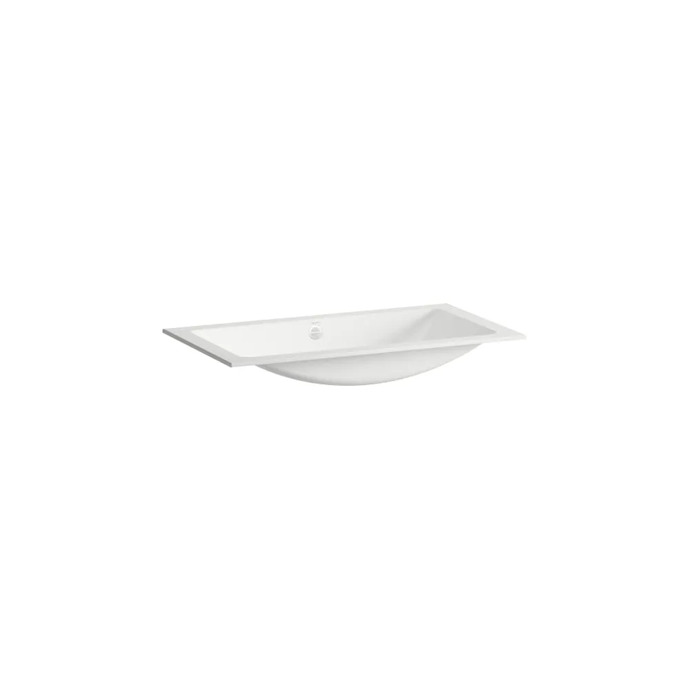 Laufen Einbauwaschtisch CLASSICS ohne Armaturenloch mit Überlauf 800 x 450 x 121 mm in weiß Laufen Einbauwaschtisch CLASSICS ohne Armaturenloch mit Überlauf 800 x 450 x 121 mm in weiß