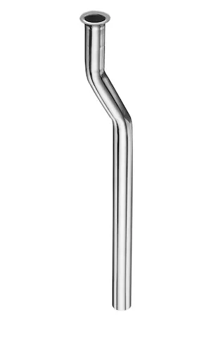 Spülrohr Ø 18 mm gekröpft, 293 mm, chrom Spülrohr Ø 18 mm gekröpft, 293 mm, chrom