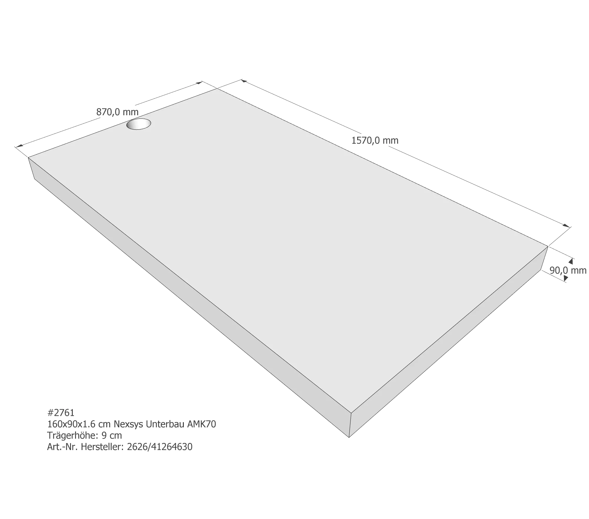Duschwannenträger passend für Kaldewei Nexsys 160 × 90 × 1,6 cm Breite: 90 cm / Länge: 160 cm Duschwannenträger passend für Kaldewei Nexsys 160 × 90 × 1,6 cm Breite: 90 cm / Länge: 160 cm