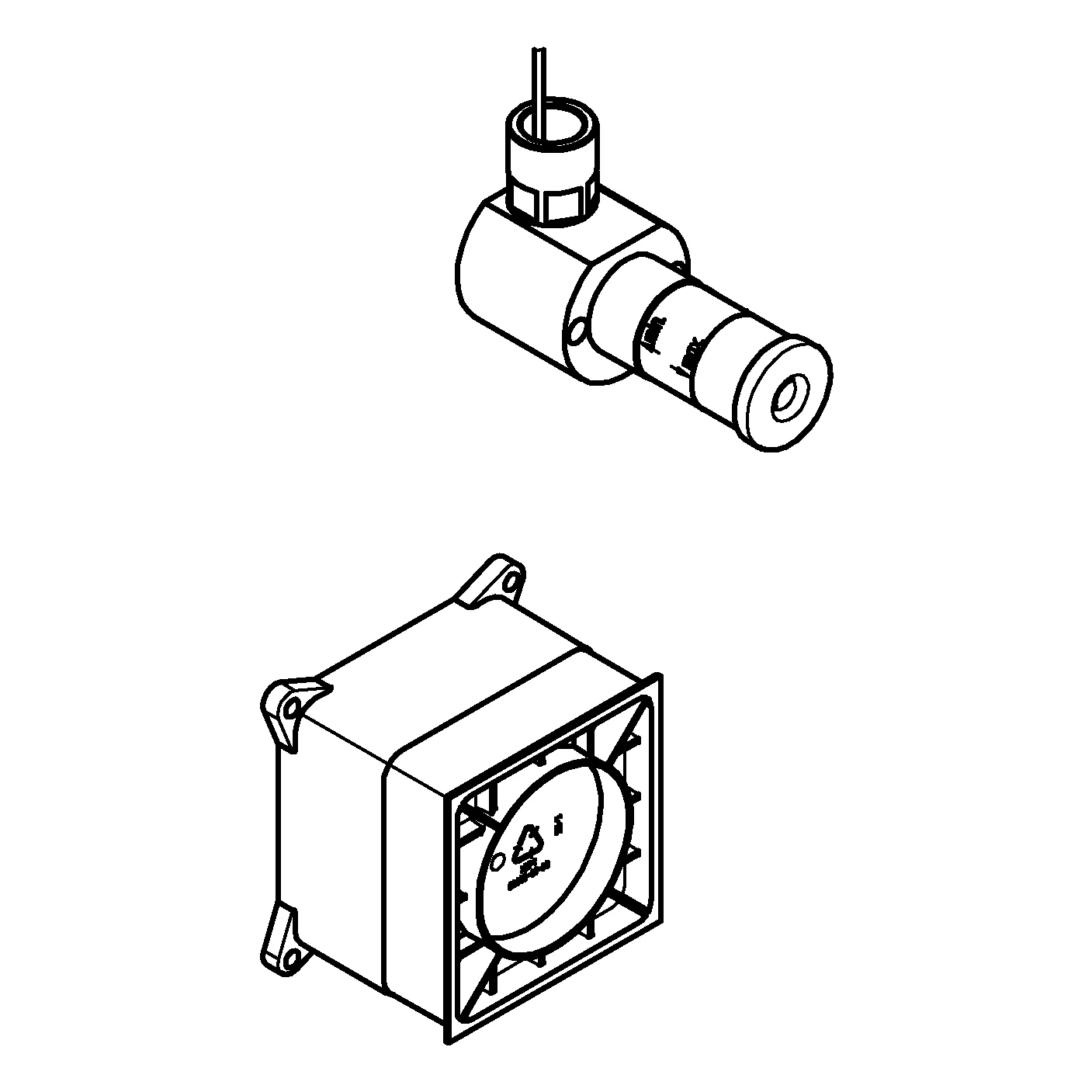 Grohe F-digital Deluxe, Rohbauset Dampfgenerator, für Dampfgenerator 26828000 Grohe F-digital Deluxe, Rohbauset Dampfgenerator, für Dampfgenerator 26828000