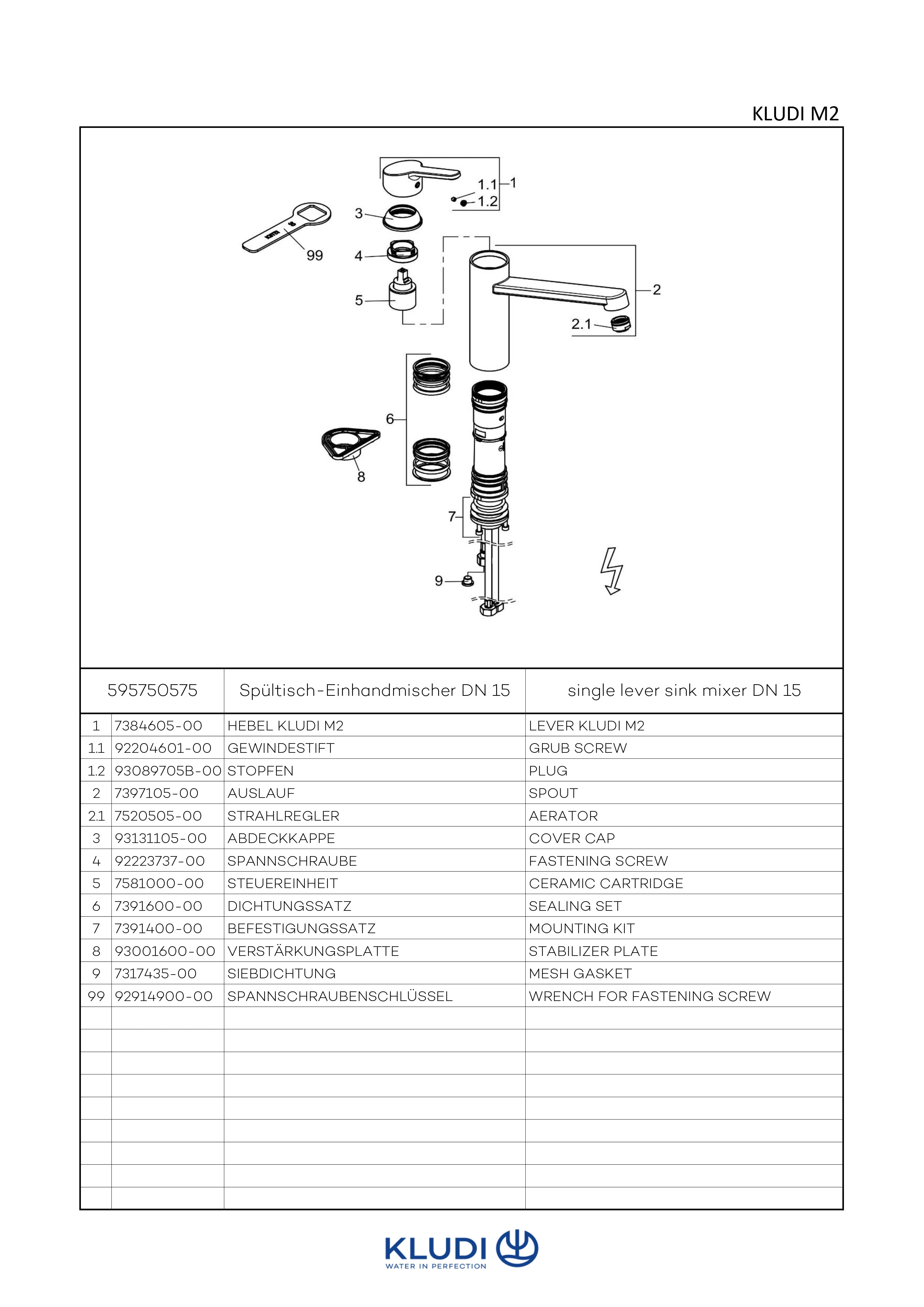 M2 SpültischEHM DN 15 Niederdruck chrom M2 SpültischEHM DN 15 Niederdruck chrom