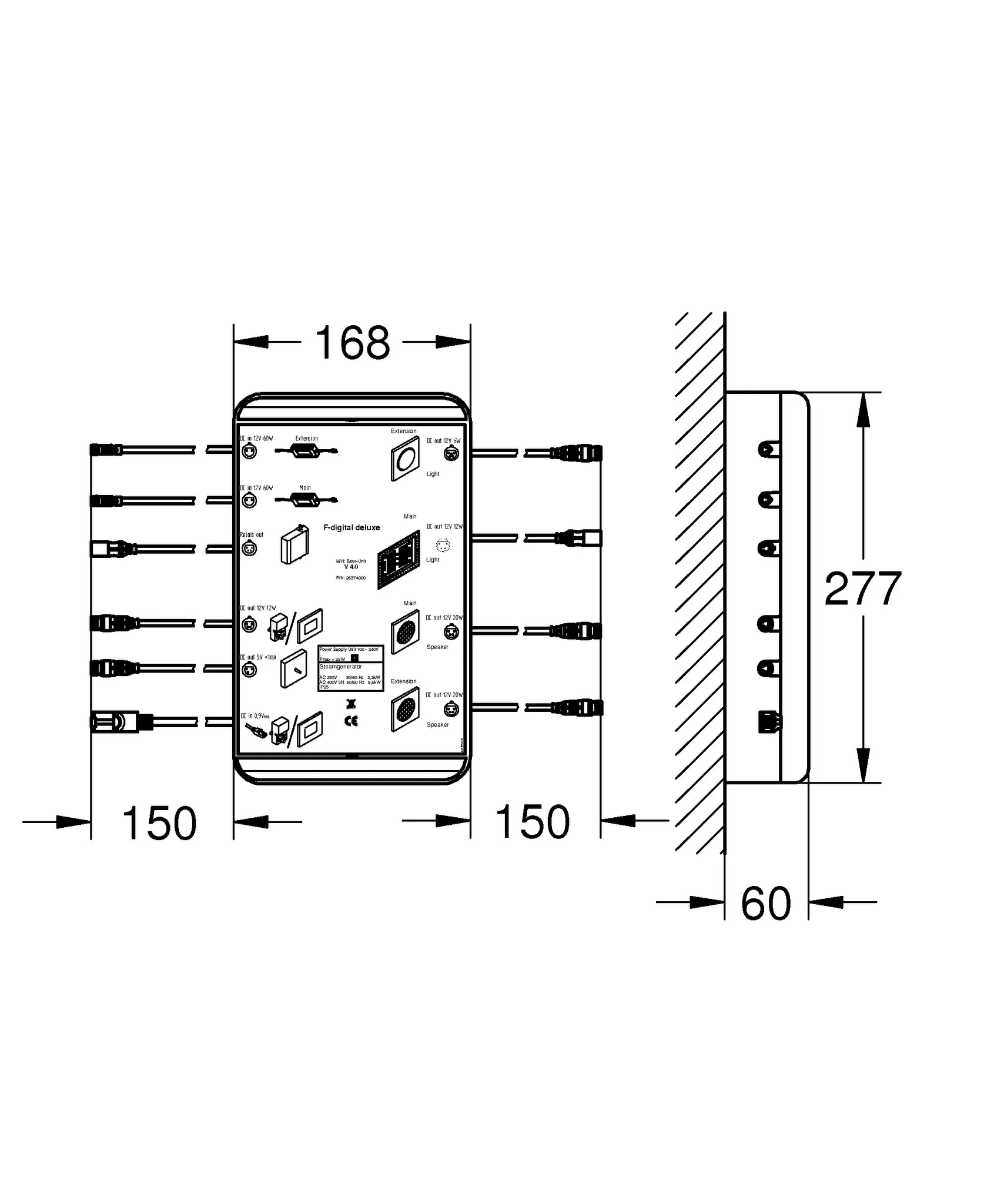 Grohe F-digital Deluxe Steuereinheit 4.0 Bluetooth F-Series 40 BCU V4.0 Grohe F-digital Deluxe Steuereinheit 4.0 Bluetooth F-Series 40 BCU V4.0