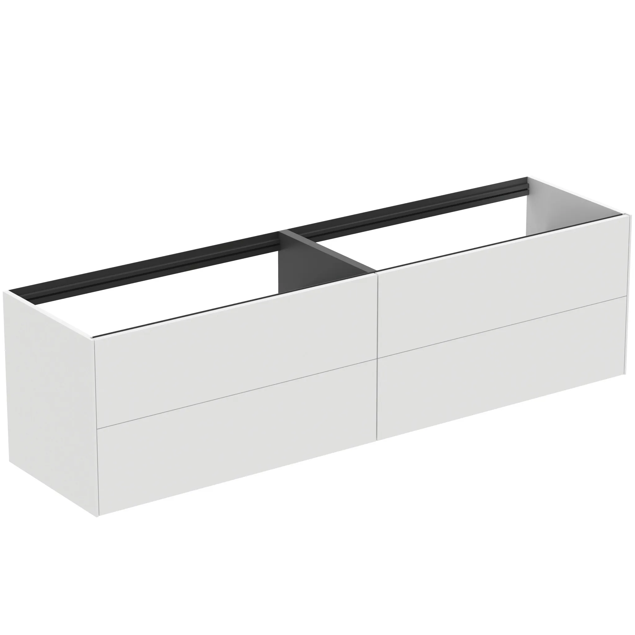 Ideal Standard Waschtischunterschrank „Conca“ 198,5 × 54 × 50,5 cm Weiß matt lackiert Ideal Standard Waschtischunterschrank „Conca“ 198,5 × 54 × 50,5 cm Weiß matt lackiert