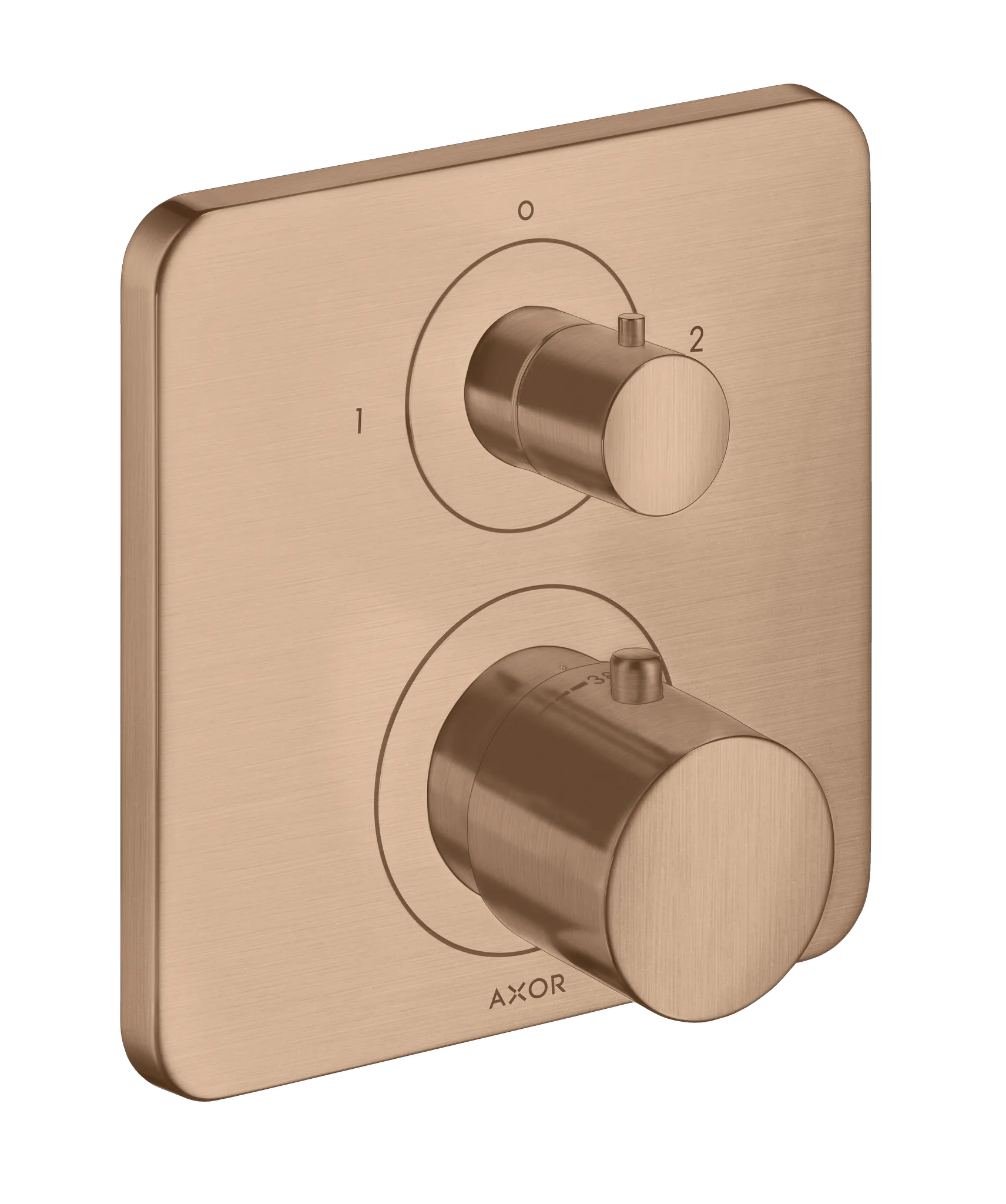 Hansgrohe AXOR Citterio M Thermostat Unterputz, Brushed Red Gold