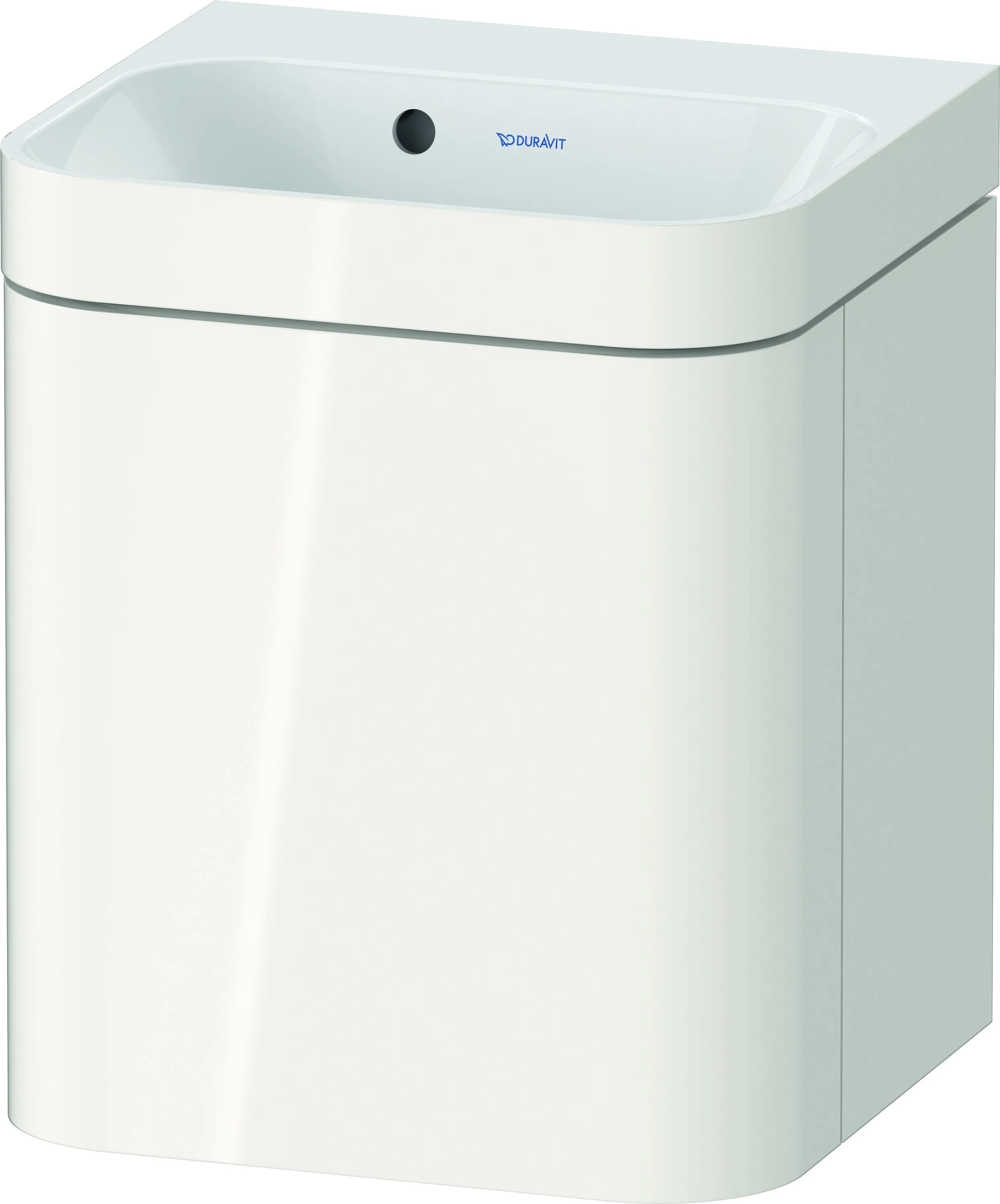 Duravit Waschtischunterschrank c-shaped Set wandhängend „Happy D.2 Plus“ 40 × 48 × 36 cm Weiß Hochglanz Duravit Waschtischunterschrank c-shaped Set wandhängend „Happy D.2 Plus“ 40 × 48 × 36 cm Weiß Hochglanz