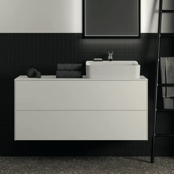 Ideal Standard Waschtischunterschrank Conca, 2 Auszüge, Weiß