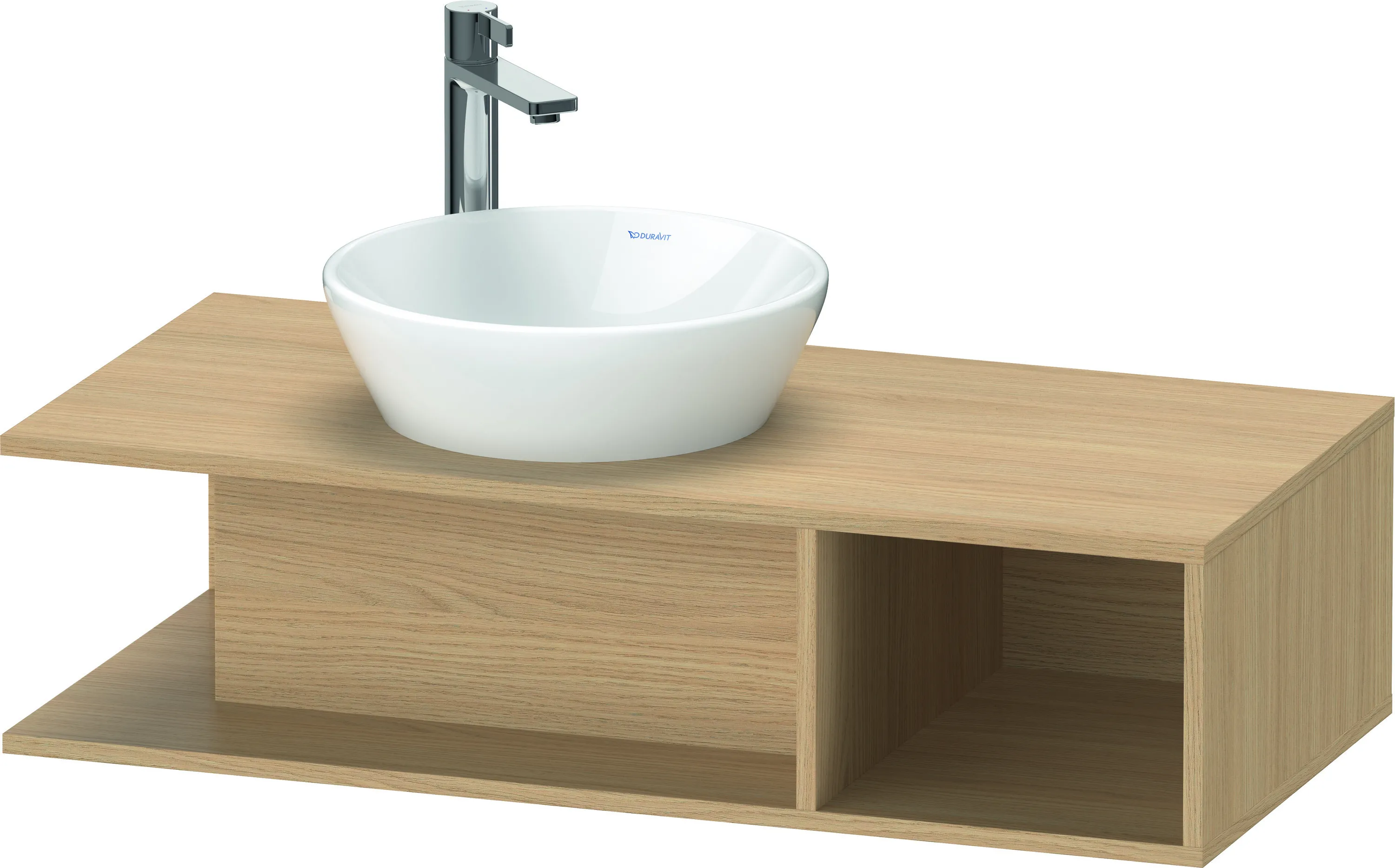 Duravit Waschtischunterschrank wandhängend „D-Neo“ 100 × 26 × 48 cm Eiche Natur Duravit Waschtischunterschrank wandhängend „D-Neo“ 100 × 26 × 48 cm Eiche Natur