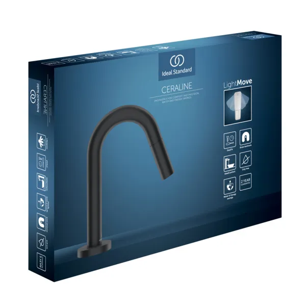 Standventil Ceraline, Ausladung 126mm, Chrom Standventil Ceraline, Ausladung 126mm, Chrom