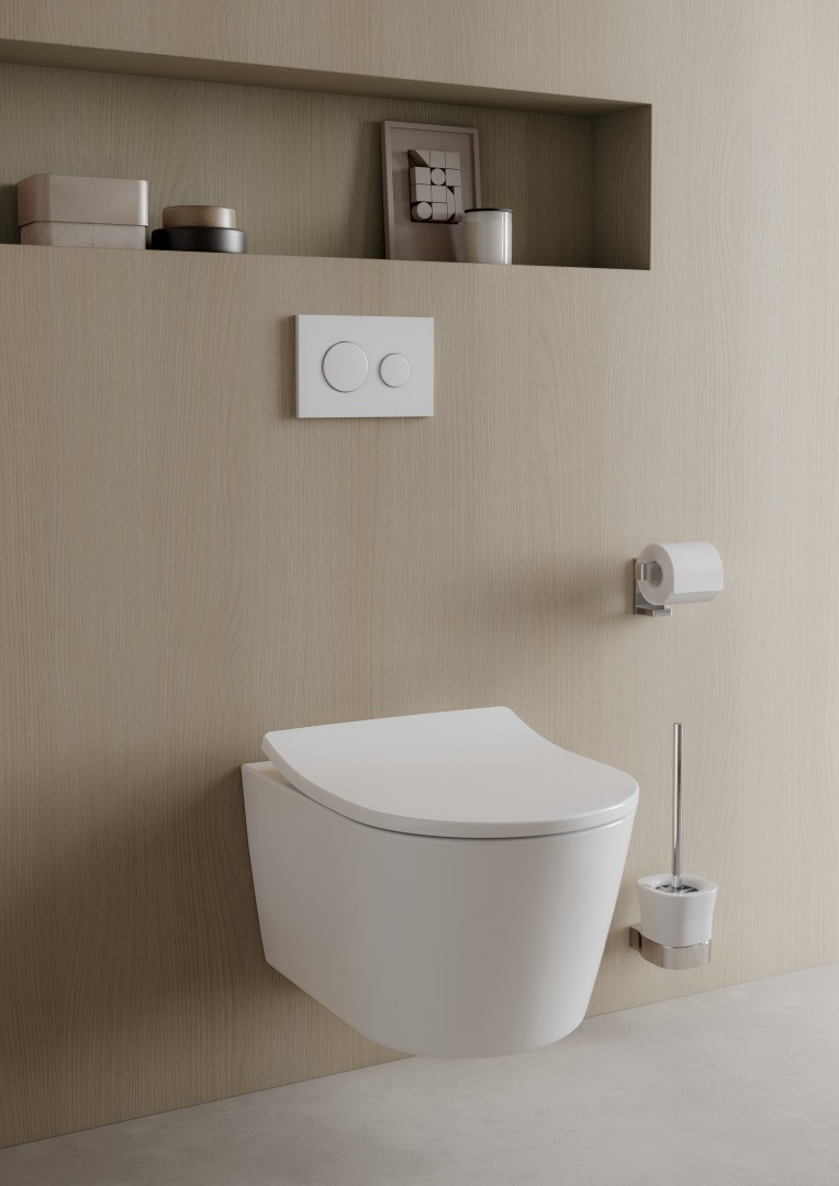 Toto Wand-Tiefspül-WC randlos „RP compact“ 380 × 332 × 490 mm in weiß Toto Wand-Tiefspül-WC randlos „RP compact“ 380 × 332 × 490 mm in weiß