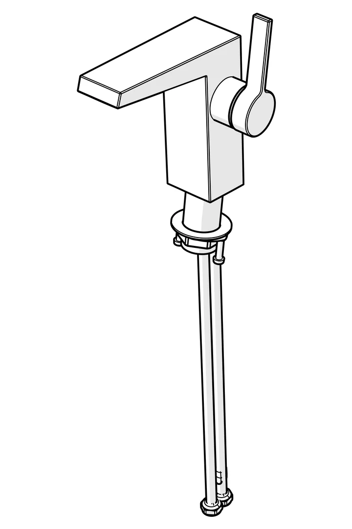 HansaLOFT Waschtischarmatur HansaLOFT 5752 Ausladung 146 mm DN15 Chrom HansaLOFT Waschtischarmatur HansaLOFT 5752 Ausladung 146 mm DN15 Chrom