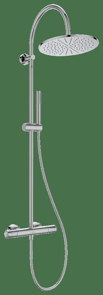 Villeroy & Boch Universal Showers Duschsystem, rund, Chrom, 325 x 586 x 1.266 mm, Wandmontage Villeroy & Boch Universal Showers Duschsystem, rund, Chrom, 325 x 586 x 1.266 mm, Wandmontage