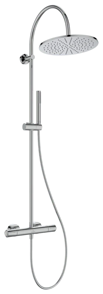 Villeroy & Boch Universal Showers Duschsystem, rund, Chrom, 325 x 586 x 1.266 mm, Wandmontage Villeroy & Boch Universal Showers Duschsystem, rund, Chrom, 325 x 586 x 1.266 mm, Wandmontage