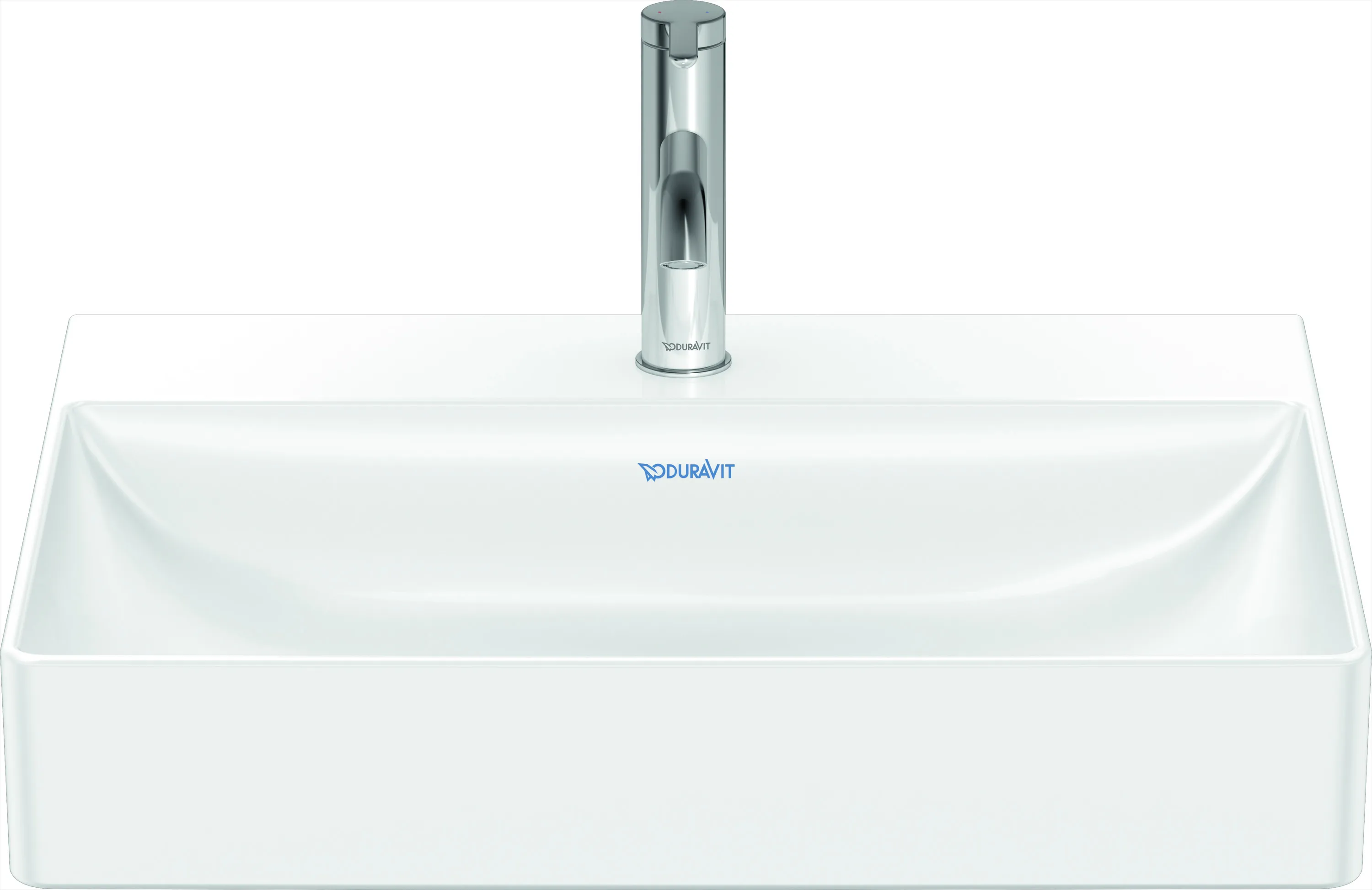 Wandwaschtisch „DuraSquare“, ohne Überlauf, Hahnlochposition mittig Wandwaschtisch „DuraSquare“, ohne Überlauf, Hahnlochposition mittig