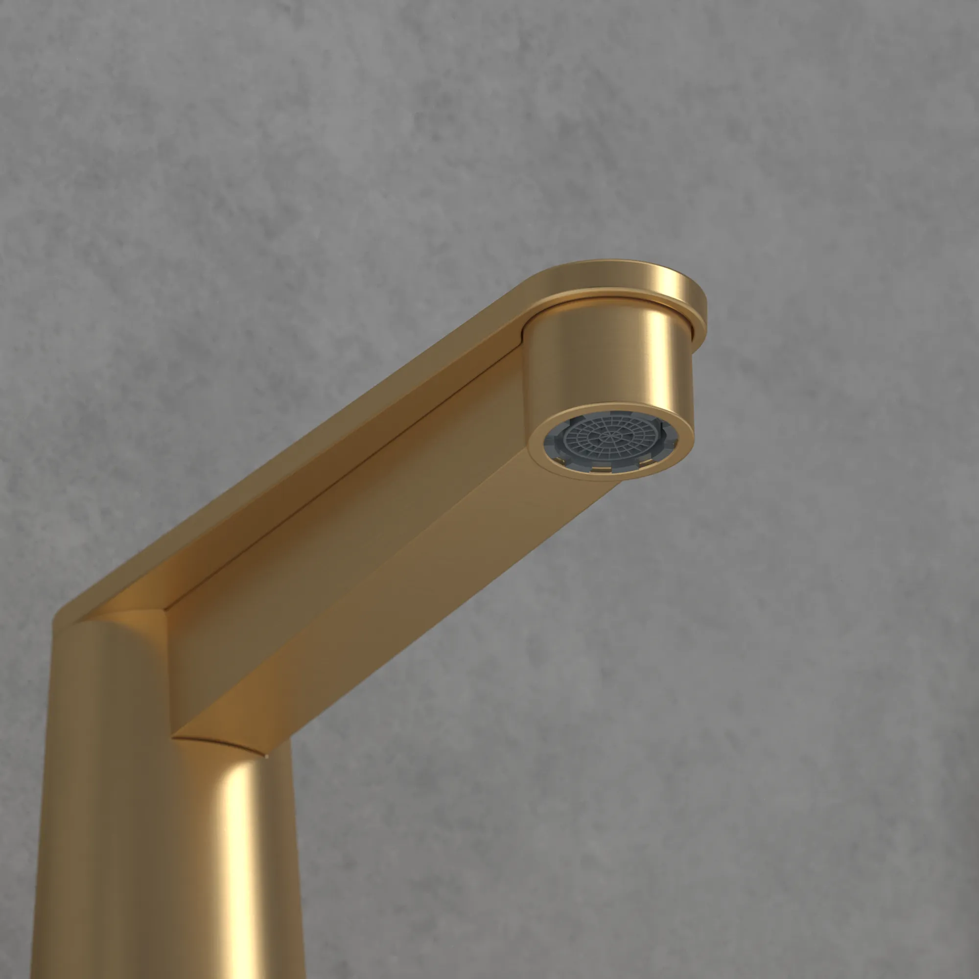 Villeroy & Boch Conum Vierloch-Badewannenrandarmatur, Brushed Gold, 455x165x124 mm, Höhe 124 mm, inkl. Schlauch und Handbrause