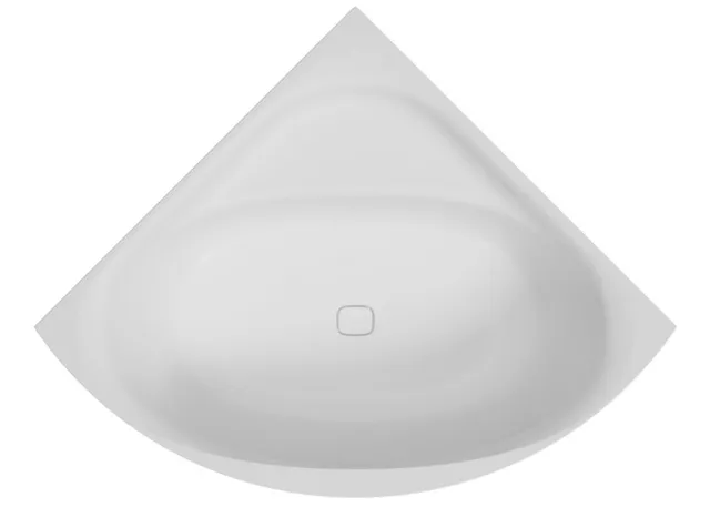 Hoesch Badewanne „iSensi“ eck 150 × 150 cm in Weiß